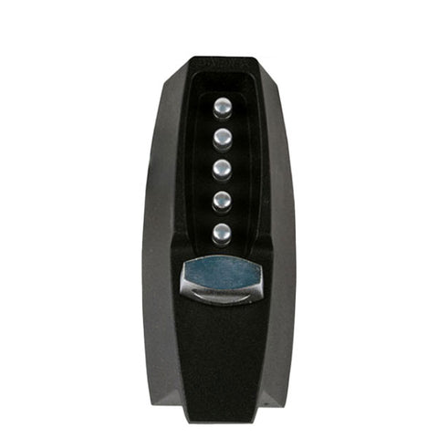 Simplex - 7102 - Mechanical Pushbutton Deadbolt Keyless Lock -  2 3/4" Backset - Black