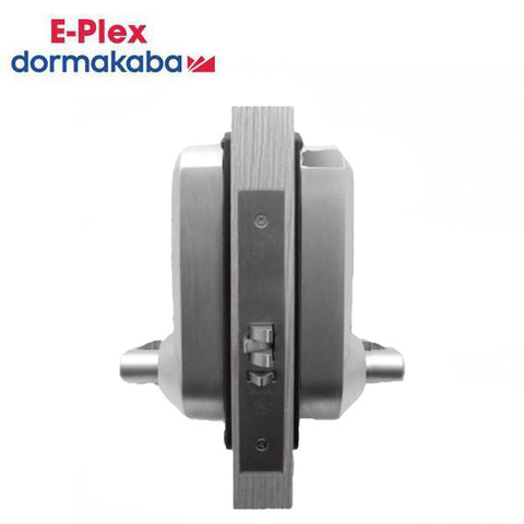 E-Plex - E5286 - Electronic Pushbutton Entry/Egress - Mortise Lock - Back to Back - 90 Keyway - Satin Chrome