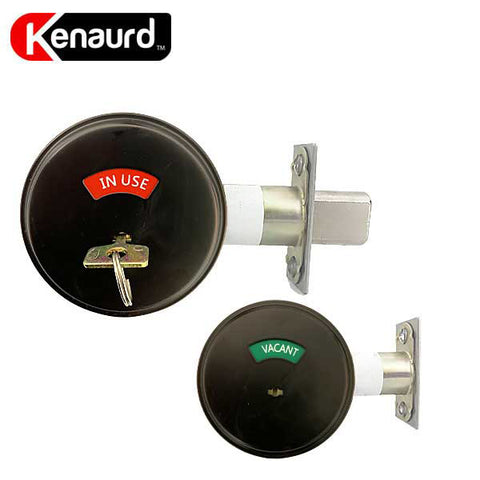 Premium Commercial Privacy Indicator Deadbolt – 10B – Oil Rubbed Bronze – Grade 2