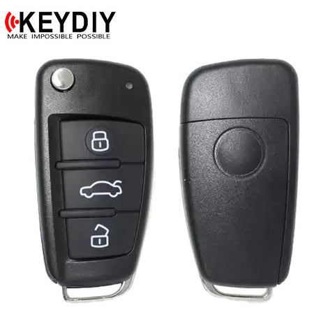 KEYDIY - 3-Button Universal Flip Key - Audi Style (B02)
