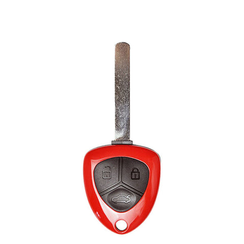 KEYDIY - Ferrari Style - 3-Button Remote Head Key Blank (With Blade)