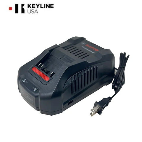 Keyline Messenger IQ key Cutting Machine With Console And Gymkana 994 M Clamp Kit - Battery And Charger Included - Black Friday Bundle Promotion