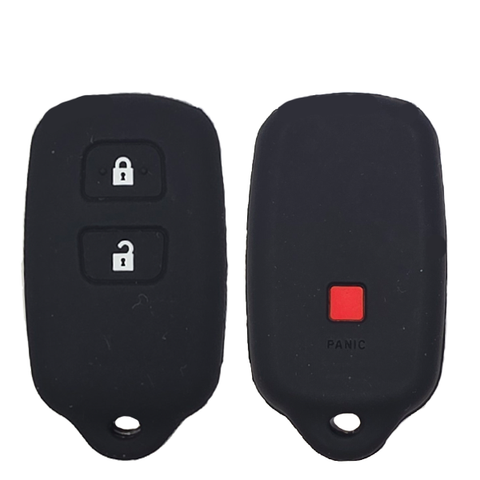 2000-2008 Toyota Scion / 2-Button Remote Keyless Entry Key Silicone Cover / HYQ12BBX (AFTERMARKET)