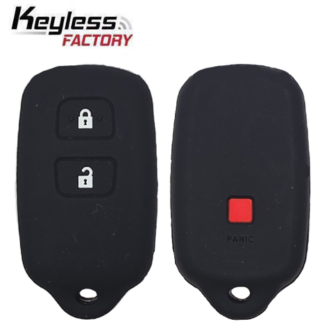 2000-2008 Toyota Scion / 2-Button Remote Keyless Entry Key Silicone Cover / HYQ12BBX (AFTERMARKET)