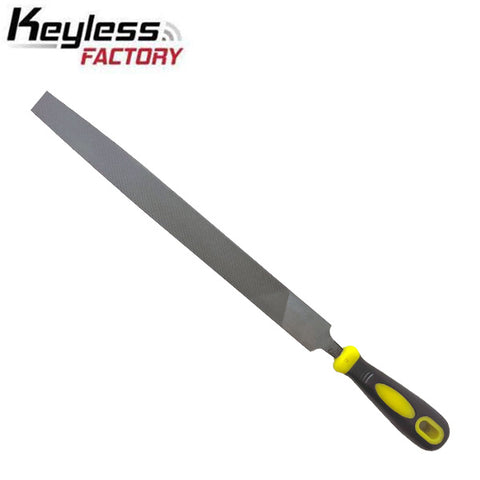 KeylessFactory - Rectangular Metal File Tool - Plastic Handle - 16.5" Overall Length