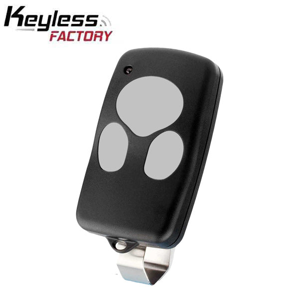 KeylessFactory - Garage Door Push Button Remote - 3 Button - 372Mhz - Compatible with Wayne Dalton Garage Openers