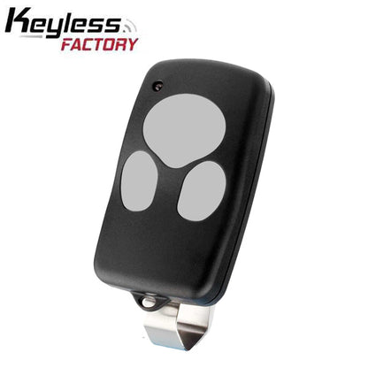 KeylessFactory - Garage Door Push Button Remote - 3 Button - 372Mhz - Compatible with Wayne Dalton Garage Openers