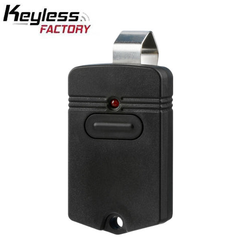 KeylessFactory - Gate Door Push Button Remote - 1 Button - Compatible with GTO / Mighty Mule Gate Openers