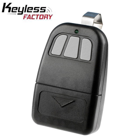 KeylessFactory - Garage Door Push Button Remote - 3 Button - 303 MHz - Compatible with Wayne Dalton Garage Door Openers