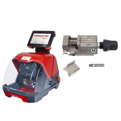 Keyline - GymKana - Electronic Key Cutting Machine And Gymkana 994 M Clamp Kit - Black Friday Bundle Promotion