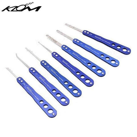 KLOM - Lock Picks Set - Transparent Practice Padlock Bundle - 24 Pieces