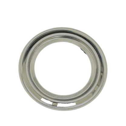Close-up view of the KSP-500 Rim Collar in Satin Chrome finish