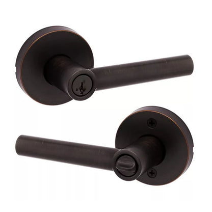 Kwikset - Milan Lever Set - Optional Rose - Optional Function - SmartKey Technology - Optional Finish - Grade 2