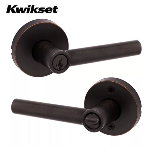 Kwikset - Milan Lever Set - Optional Rose - Optional Function - SmartKey Technology - Optional Finish - Grade 2