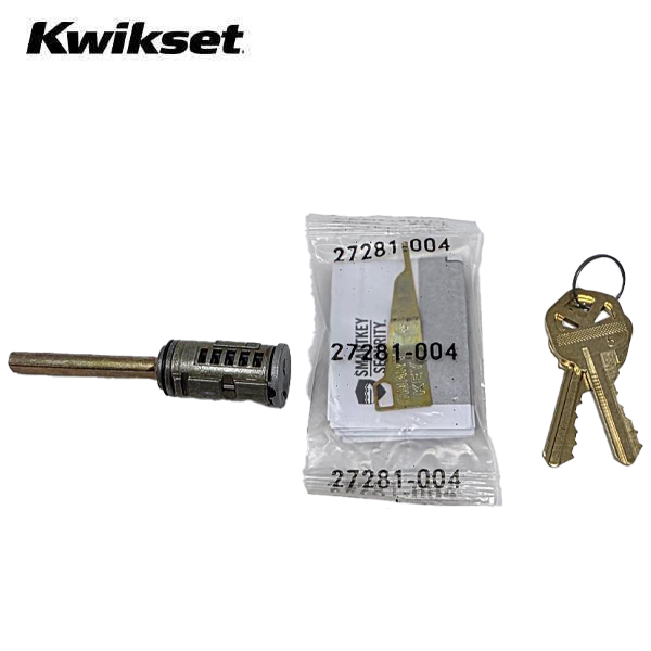 Kwikset - 83373 - SmartKey Deadbolt Cylinder Plug - Single Cylinder - KW1 Keyway - 15 - Silver Finish