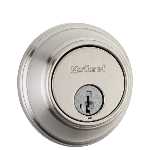 Kwikset - 817 - Key Control Deadbolt - Round Exterior - Pick Resistant - Single Cylinder - Microban Protection