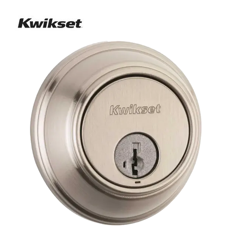 Kwikset - 817 - Key Control Deadbolt - Round Exterior - Pick Resistant - Single Cylinder - Microban Protection