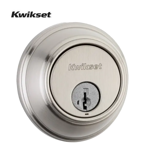 Kwikset - 817 - Key Control Deadbolt - Round Exterior - Pick Resistant - Single Cylinder - Microban Protection