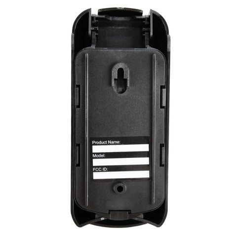 KeylessFactory garage door keypad replacement for Genie GUK-BX with sleek black design.