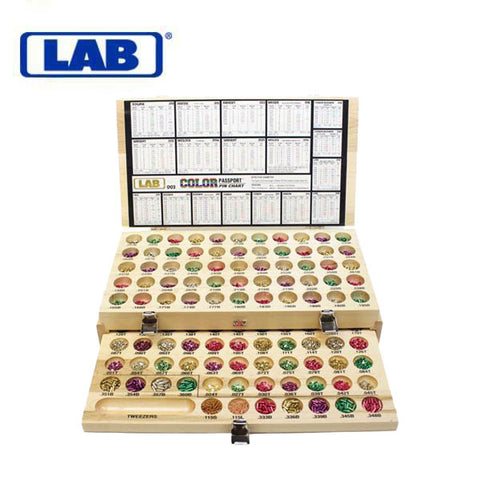 LAB - LWK003 - .003 - Smart Wedge - Universal Rekeying Pin Kit - Solid Wood