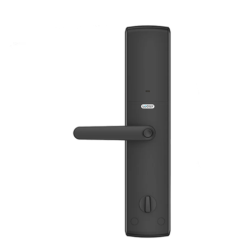 Lockly  - PGD829AFUSMB -  Secure Lux - Mortise Smart Lock - Fingerprint Reader - 2-1/8" Backset - RFID Card - Bluetooth App Controlled - Matte Black