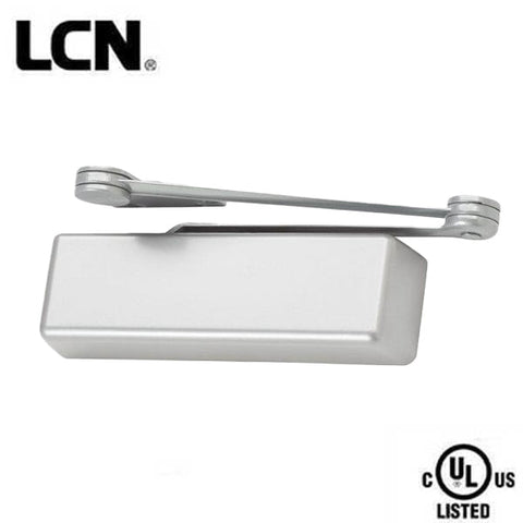LCN - 4111 - Hydraulic Door Closer - Back Check Function - Cush-N Stop Arm Function - Optional Handing - Adjustable Size 1-5 - Aluminum - Plastic Cover - Fire Rated - Grade 1