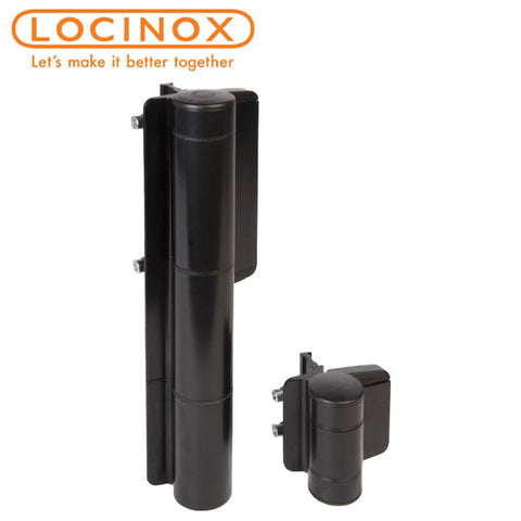 Locinox - Mammoth-9005 - Heavy Duty - 180° - Hydraulic Gate Closer and Hinge - Black - Up to 440lbs