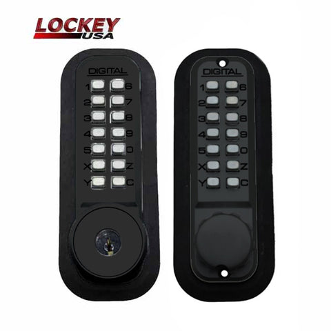 Lockey - 2210-DC-KO - Mechanical Keyless Double Deadbolt Lock w/ Key Override