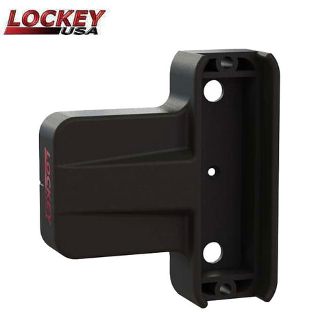 Lockey - 2835 - Gate Adapter -  For Installing 2830/2835 on Vynil and Ornamental Gates - Black