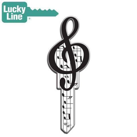 LuckyLine - B125K - Key Shapes - Music - Kwikset - KW1 - Single Key