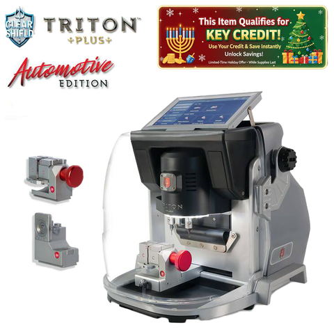 Triton PLUS - Automatic Key Cutting Machine - One Machine Does It All (Automotive Edition)