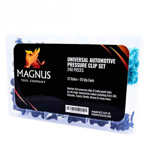 Magnus - Universal Automotive Interior Panel Pressure Clips Set - 240pc