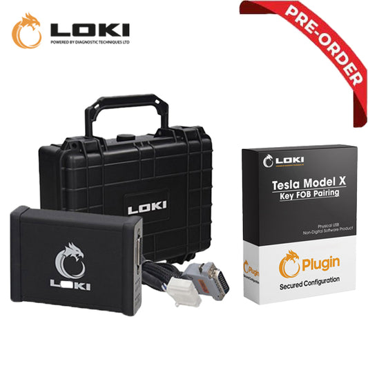 LOKI - Tesla Key Programming & Diagnostics Tool Bundle - Base Tool + Model X Key FOB Pairing Plug-In - Live Data from CAN - Free Software Updates (PRE-ORDER)