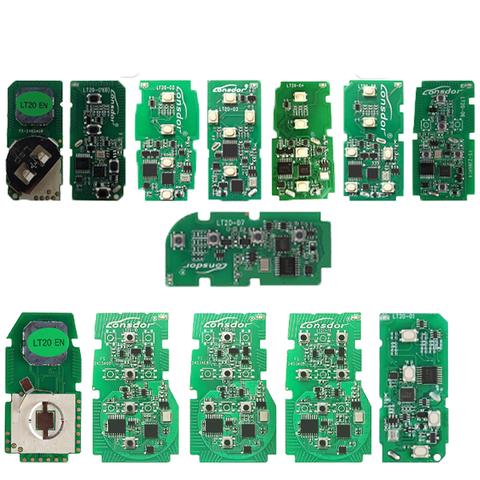 Lonsdor - LT20 - PCB Boards - Toyota - Lexus - Smart Keys for Lonsdor K518S, K518ISE & KH100+ - w/ 2 FREE EXTRA KEYS - PROMOTION