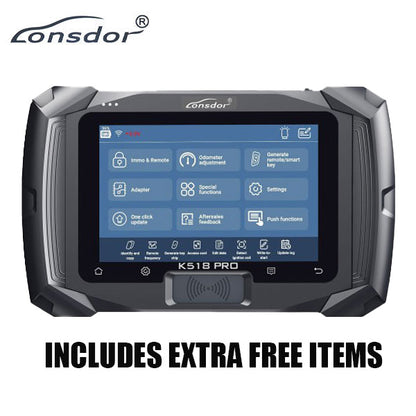 Lonsdor K518 PRO USA Key Programmer - Full Configuration - New USA Version - With Additional Free Items Included