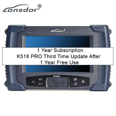 Lonsdor - K518 PRO - Third Time Update Subscription After 1 Year Free Use (machine sold separately)
