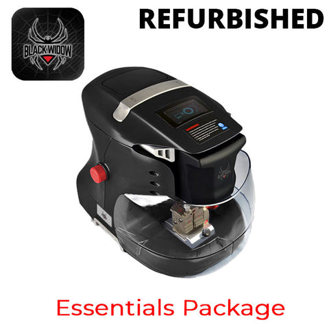 Black Widow - V2 - Essentials Package - Portable Key Cutting Machine - Smart Phone & Tablet Support (REFURBISHED)