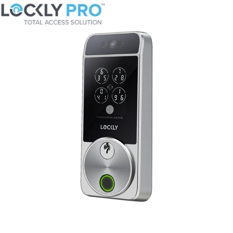 Lockly - Visage Gen 3 Deadbolt Edition - Satin Nickel Finish
