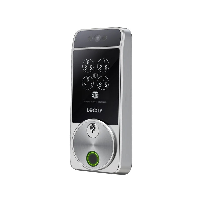 Lockly - Visage Gen 3 Deadbolt Edition - Satin Nickel Finish