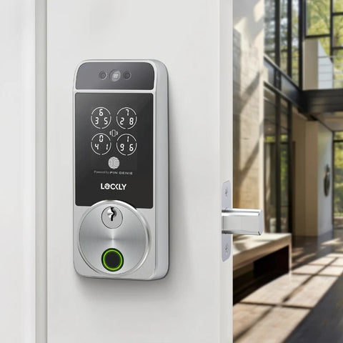 Lockly - Visage Gen 3 Deadbolt Edition - Satin Nickel Finish