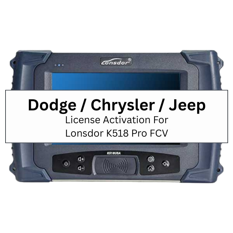 LON-DCJ-FCV-SUB license activation for Lonsdor K518 Pro FCV