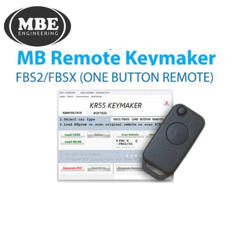 MBE - FBS2/FBSX (One Button Remote) License