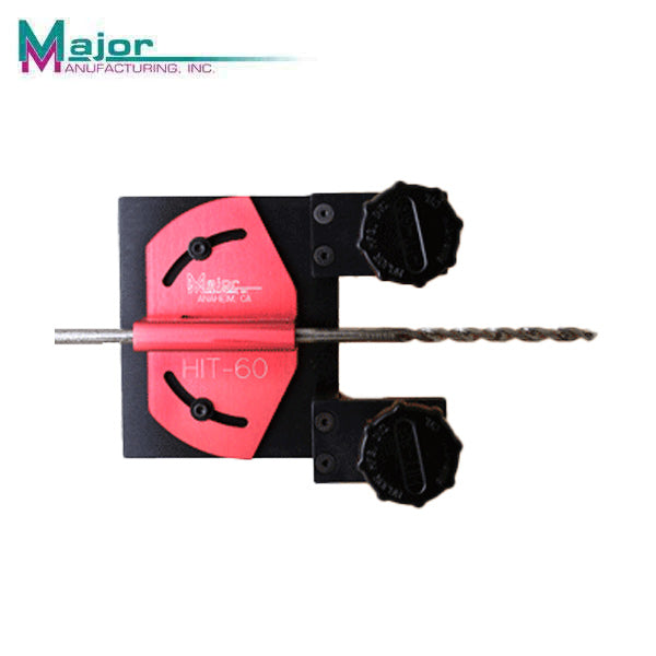 Major Mfg - HIT-60 - Drill Guide For Electrical Wire Run Through Door Kit with One 60-3484 Drill Bit
