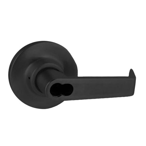Marks USA - M195RS - Exterior Exit Trim Lever - Flat Black - LFIC - Schlage 6-Pin IC Core (195) Prep - Classroom - Grade 1