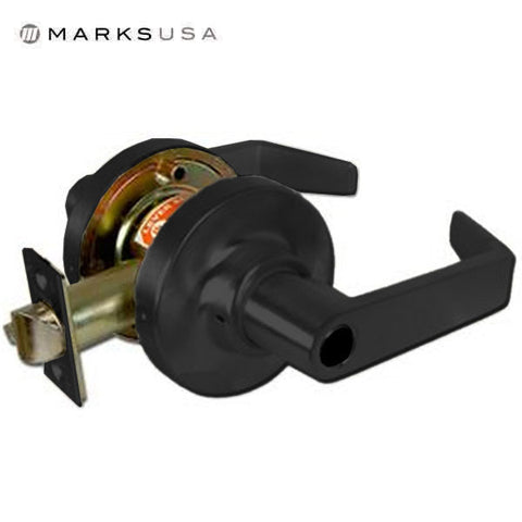 Marks USA -195AB - Commercial Lever Set - 2 3/4" Backset - Optional Finish - No Cylinder - Entrance - Grade 1