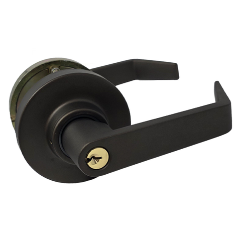 Marks USA - 195F - Commercial Lever Set -  2 3/4" Backset - Dark Bronze - Storeroom- Grade 1