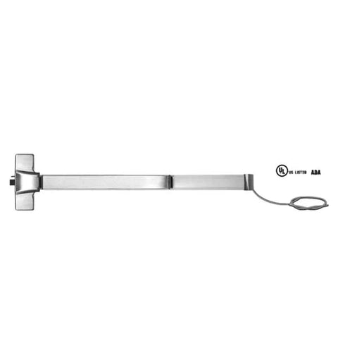 Marks USA - M9900ER -  Rim Panic Exit Device - Electric Latch Retraction - Simultaneous Dogging - 32D Satin Stainless - 48" - Grade 1