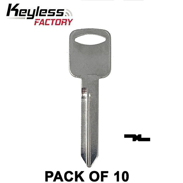 Keyless Factory - 10 x H75 - 1196FD - Ford - Metal Key Blank (10 PACK ...