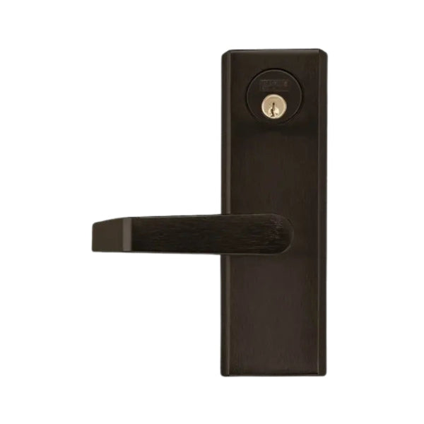 Close-up of the oil-rubbed bronze finish on MESC600F/10B