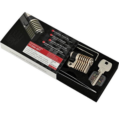 Advanced 6-pin Euro profile lock set for lockpicking practice